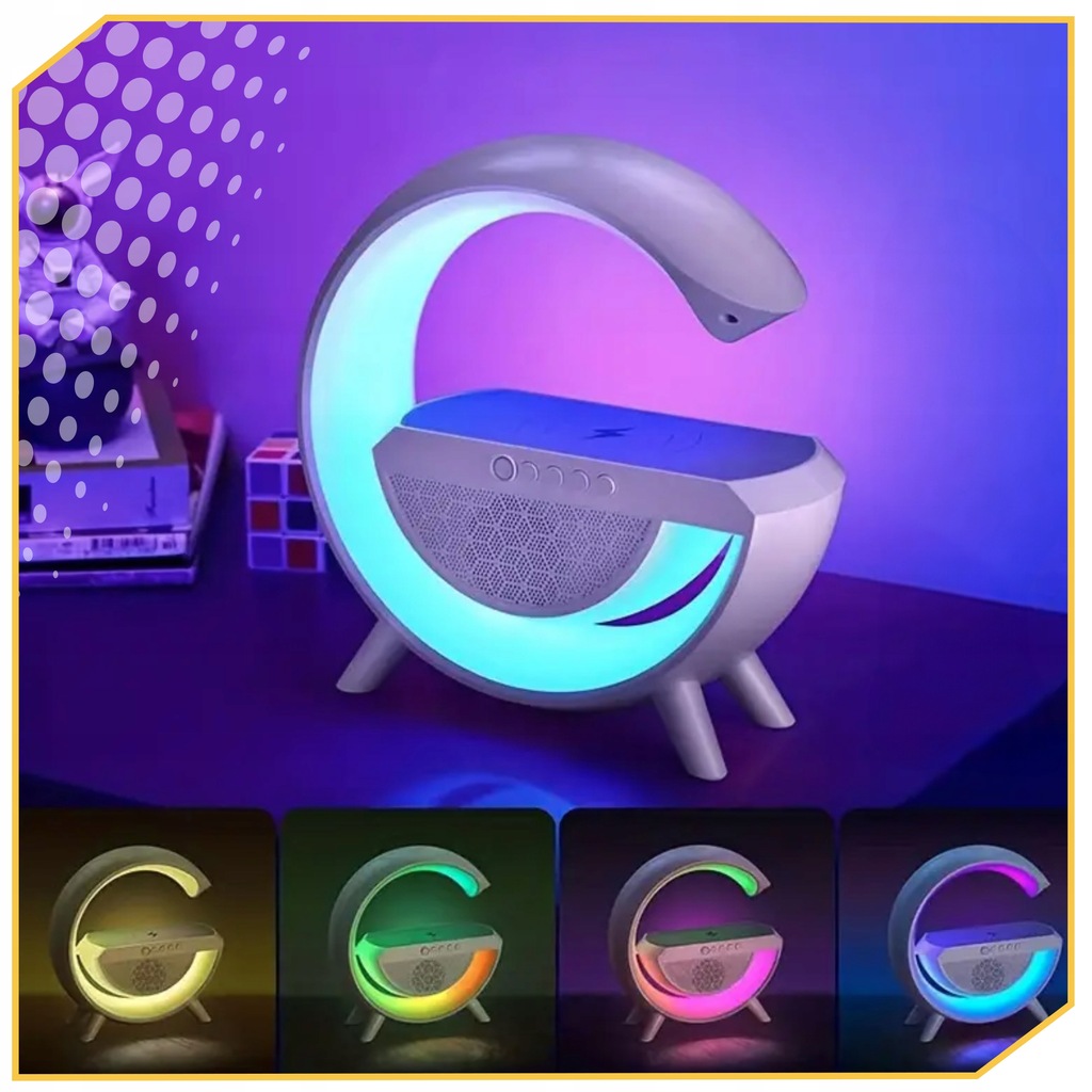 GŁOŚNIK BLUETOOTH BEZPRZEWODOWY PRZENOŚNY MOBILNY PODŚWIETLENIE RGB XXL Stan opakowania oryginalne